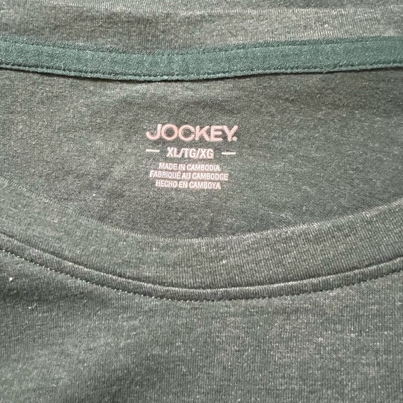 Jockey Green Women’s Cotton Polyester Spandex Tee Size XL - Picture 4 of 8